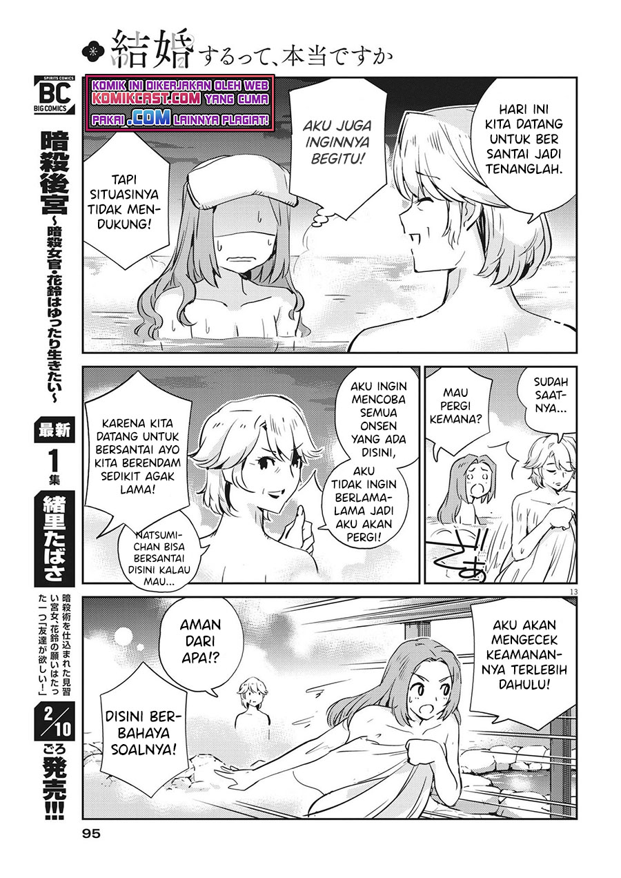 Kekkon Surutte, Hontou Desu ka? Chapter 64 Gambar 14
